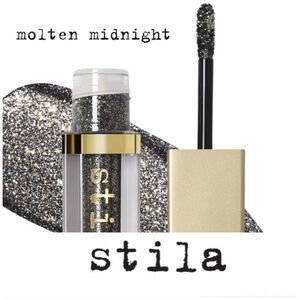 STILA - 🎉HP X 3🎉NWT - Glitter & Glow Liquid Eyeshadow “Molten Midnight”Sealed